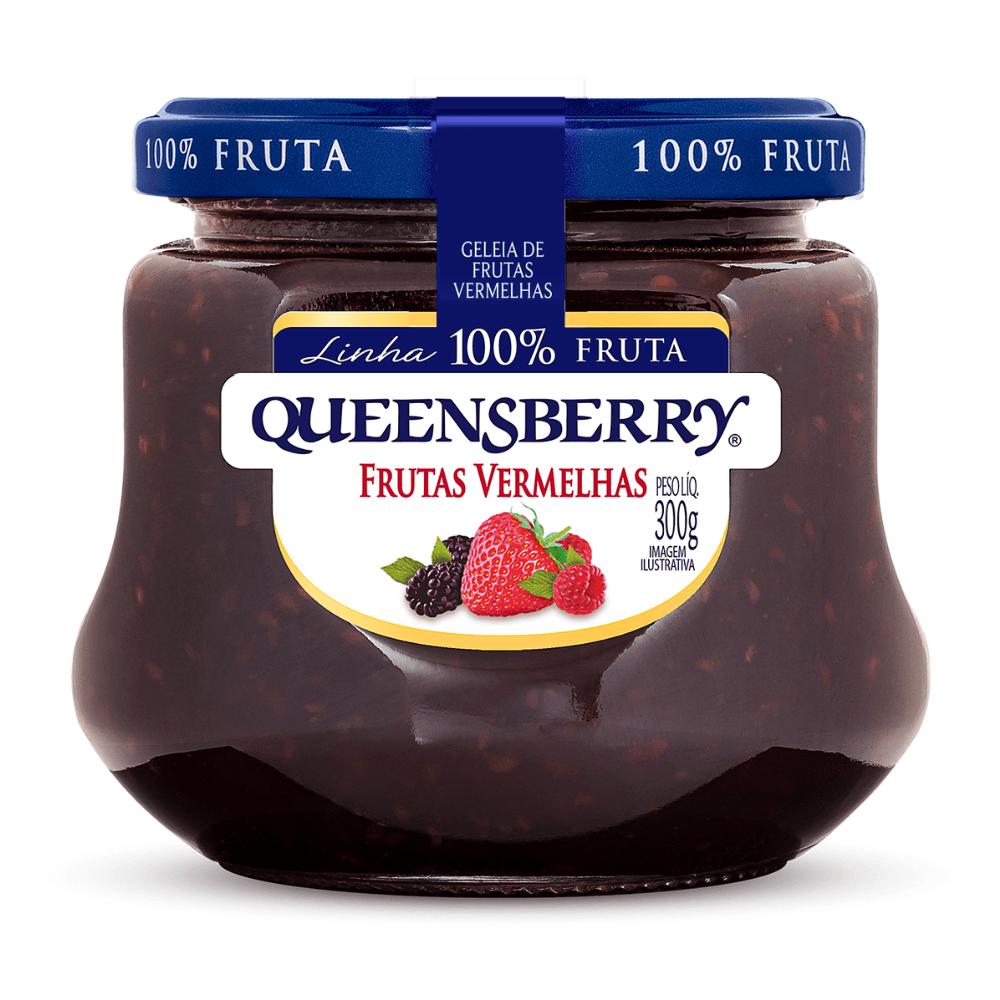 Geleia 100% Frutas Vermelhas