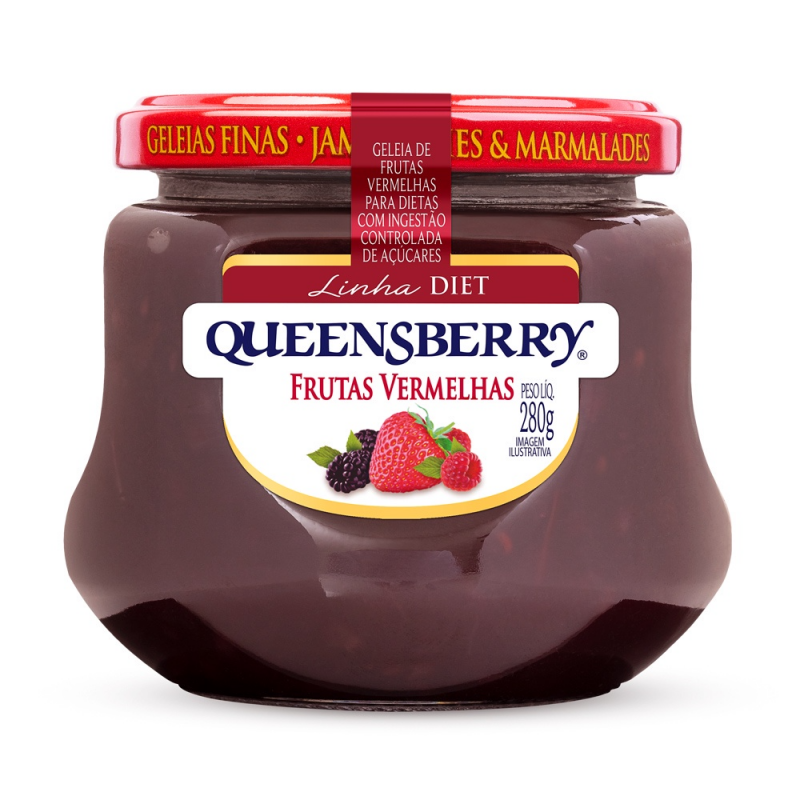 Geleia Diet Frutas Vermelhas