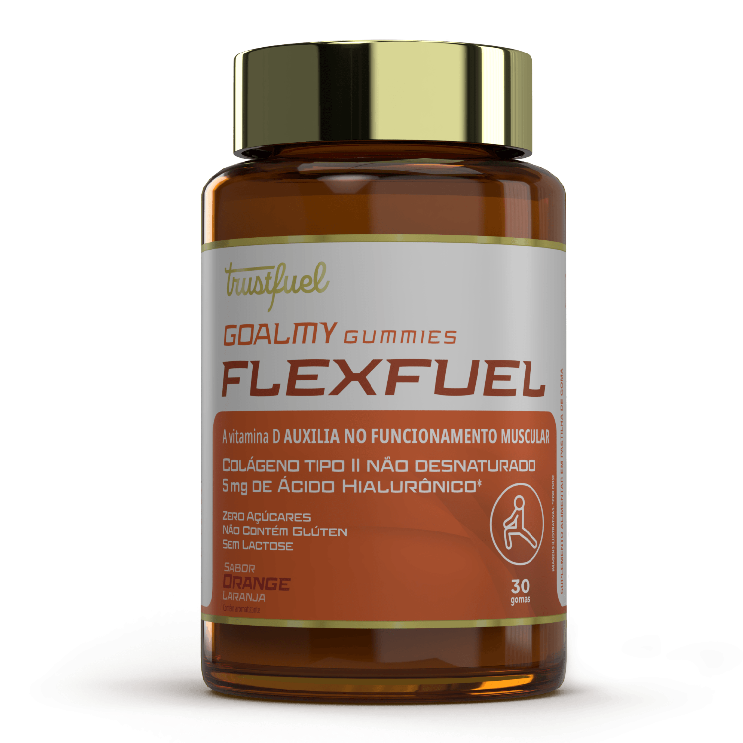 Suplemento Goalmy Gummies Flexfuel Trustfuel com 30 Gomas